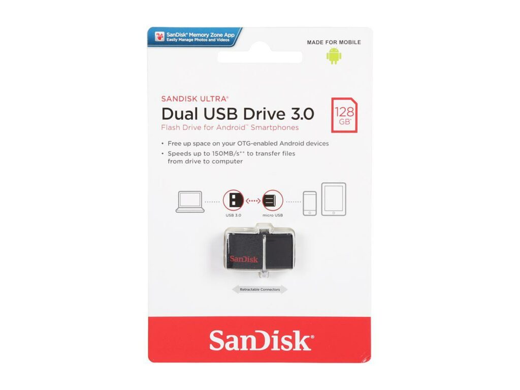 SanDisk Ultra Dual Drive USB 3.0 OTG Flash Drive HK Ltd