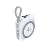 B697-WHSL-CL_01 Choetech B697 22.5W 10000mAh Magnetic Power Bank with 1C1L Cable