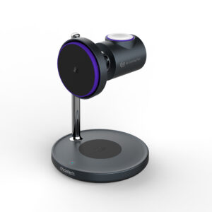 Choetech T641-G Qi2.2 3 in 1 Magnetic Wireless Charging Stand Grey