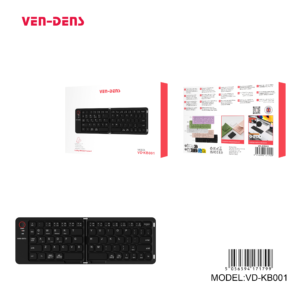 Ven-Dens KB001 Bluetooth Foldable Keyboard Black