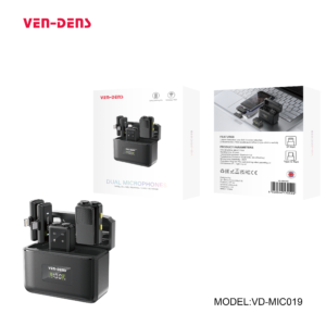 Ven-Dens MIC019 Wireless Dual Mic with Type C /IPH Adapter