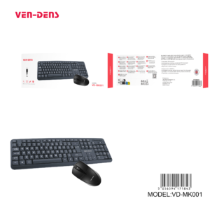 Ven-Dens MK001 全尺寸有線鍵盤滑鼠套裝