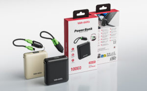 Ven-Dens PB049 10000mAh 行動電源連雙充電線 (22.5W)