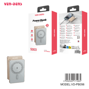 Ven-Dens PB056 5000mAh 磁吸無線電源 (PD20W) 金色