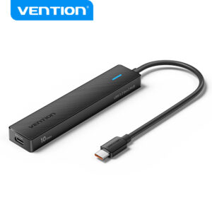 Vention 5-in-1 USB-C to USB 2A+2C USB 3.2 Gen 2 10G Hub 0.15M Black