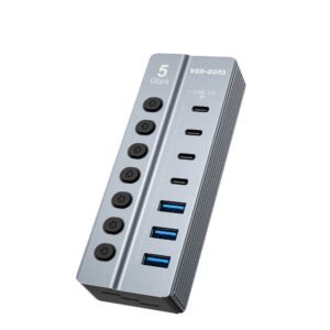 Ven-Dens ADP050 7 in 1 USB Hub