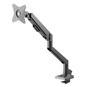 Goobay Pro Series Single Gas Arm Monitor Mount with Quick Release (17-32 inch)